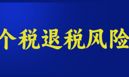 个税退税这3个风险点赶紧避免已经有人不仅没退成还补税了！_个人所得税退费标准